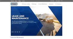 Desktop Screenshot of pensketruckleasing.com